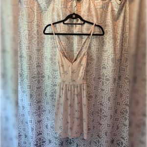 Floral light pink/nude floral dress